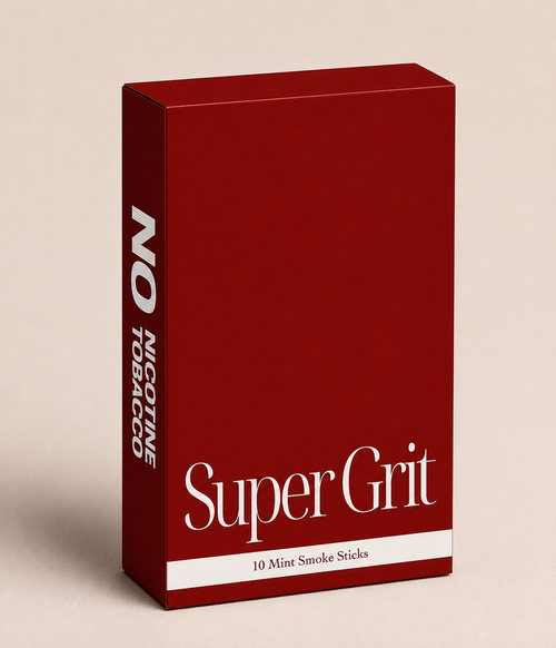 Super Grit - Herbal Cigarette - 10's pack - PUDINA NOIR (Mint Sticks)